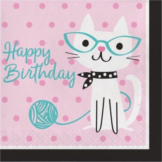 16CT LUN PURR-FECT BDAY