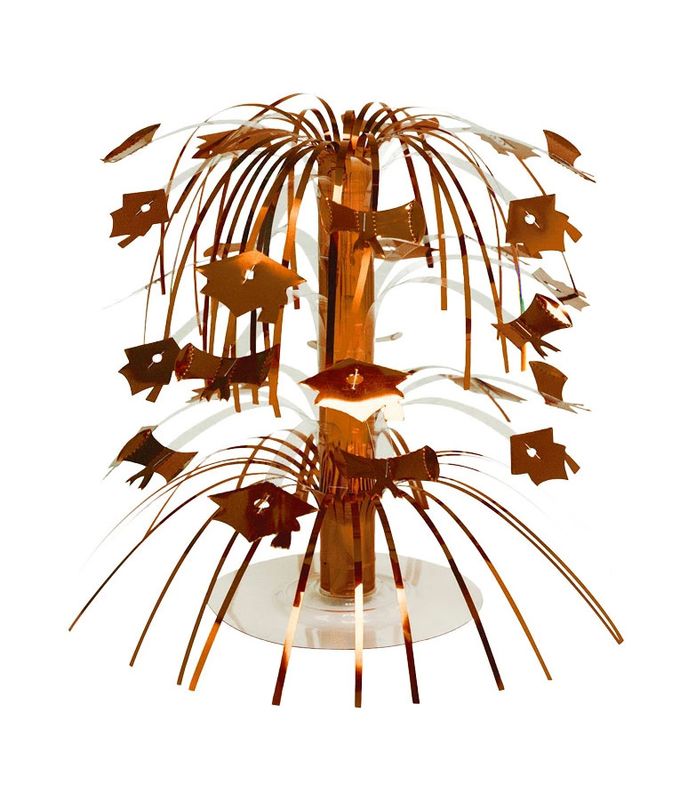 MINI CENTERPIECE GRAD ORANGE