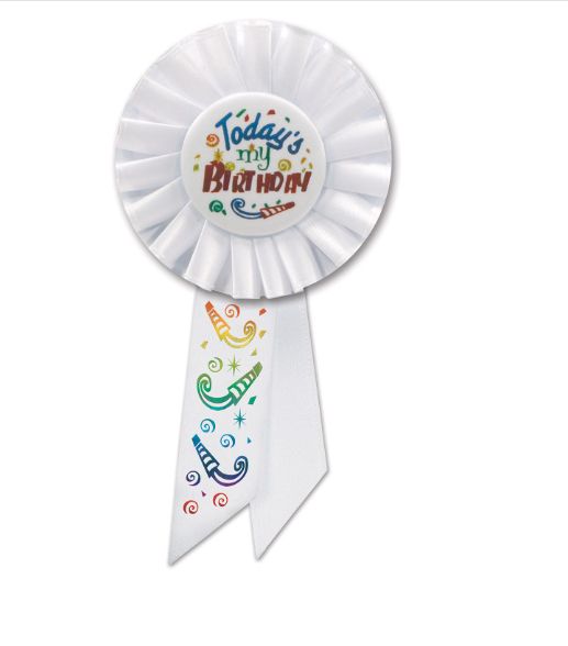 Today's My Birthday Rosette