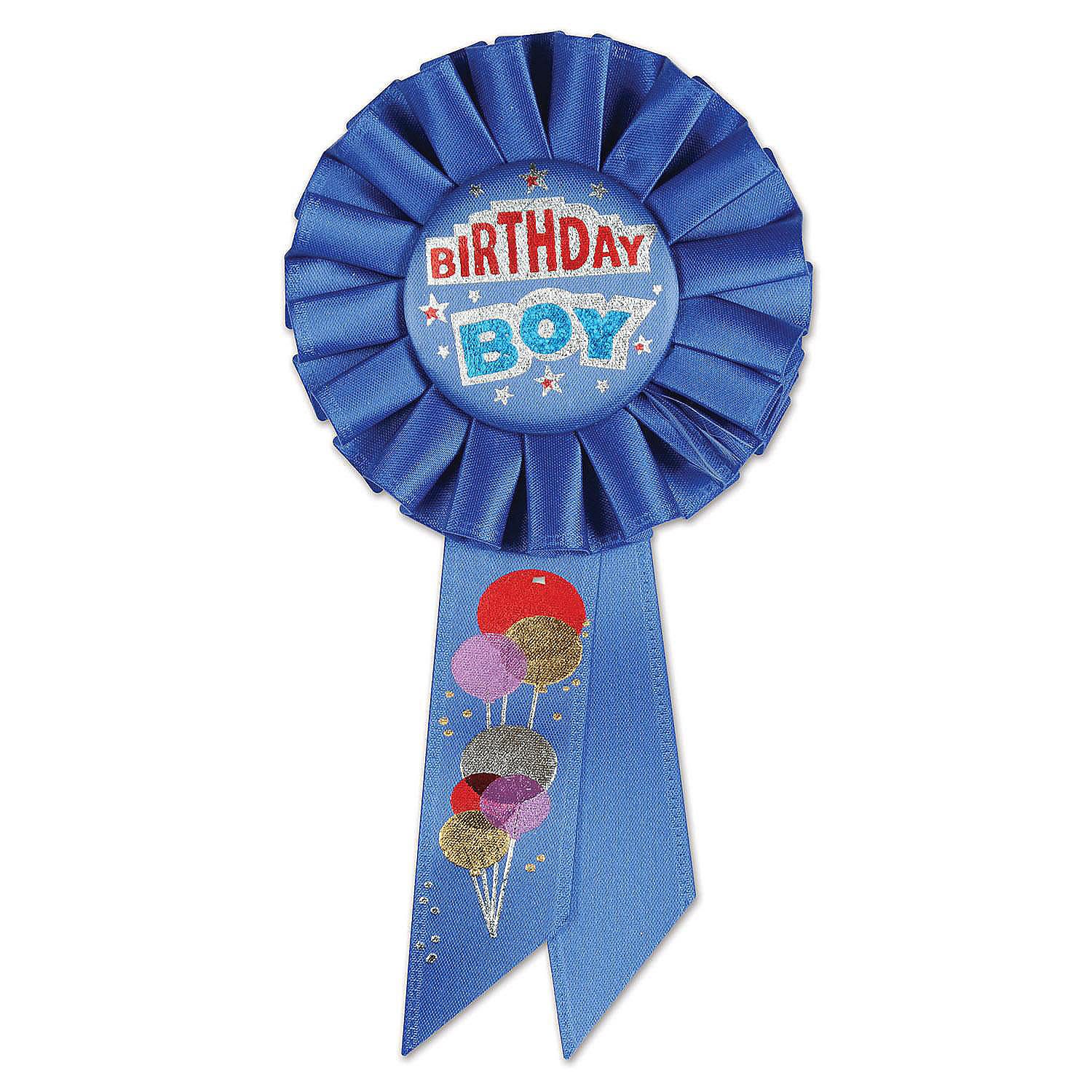 ROSETTE BIRTHDAY BOY