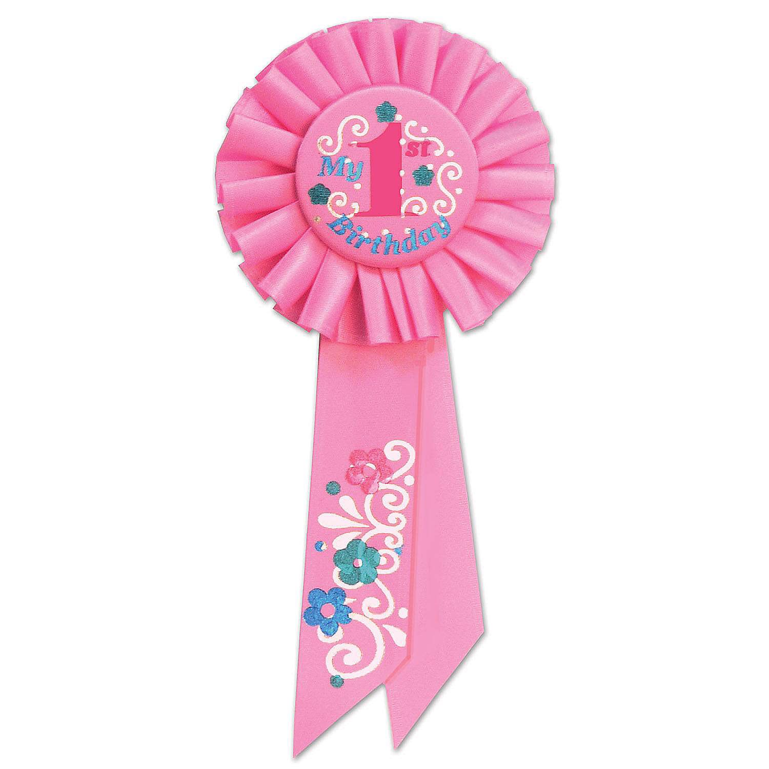 ROSETTE MY 1ST BDAY PINK