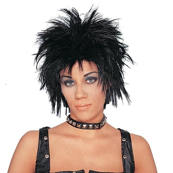 UNISEX ROCKER WIG BLACK