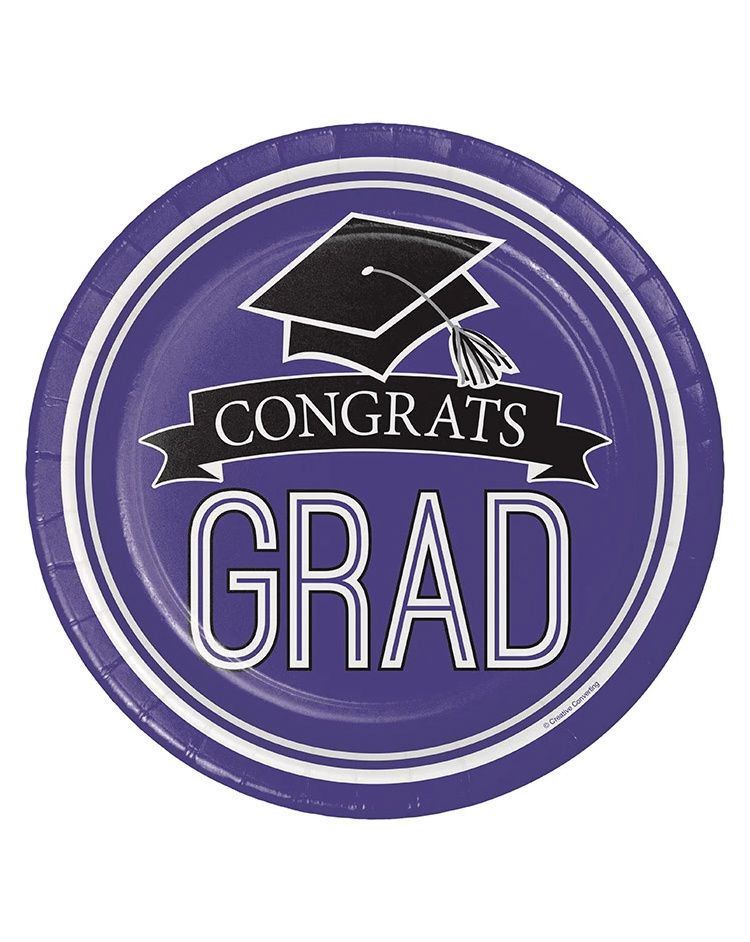 18CT 7in GRAD SPIRIT PURPLE