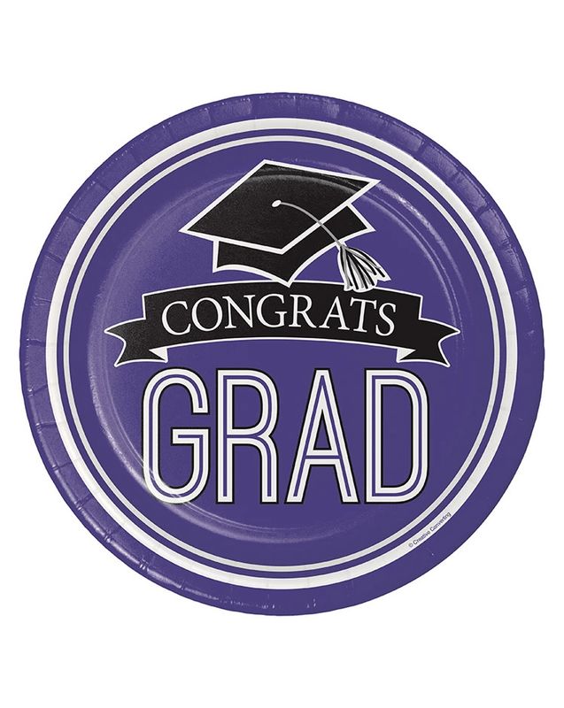 18CT 7in GRAD SPIRIT PURPLE