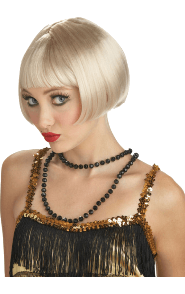 FLIRTY FLAPPER WIG BLONDE