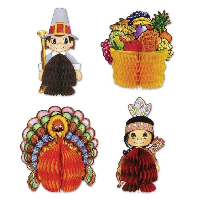 Thanksgiving Mini Centerpieces-4ct