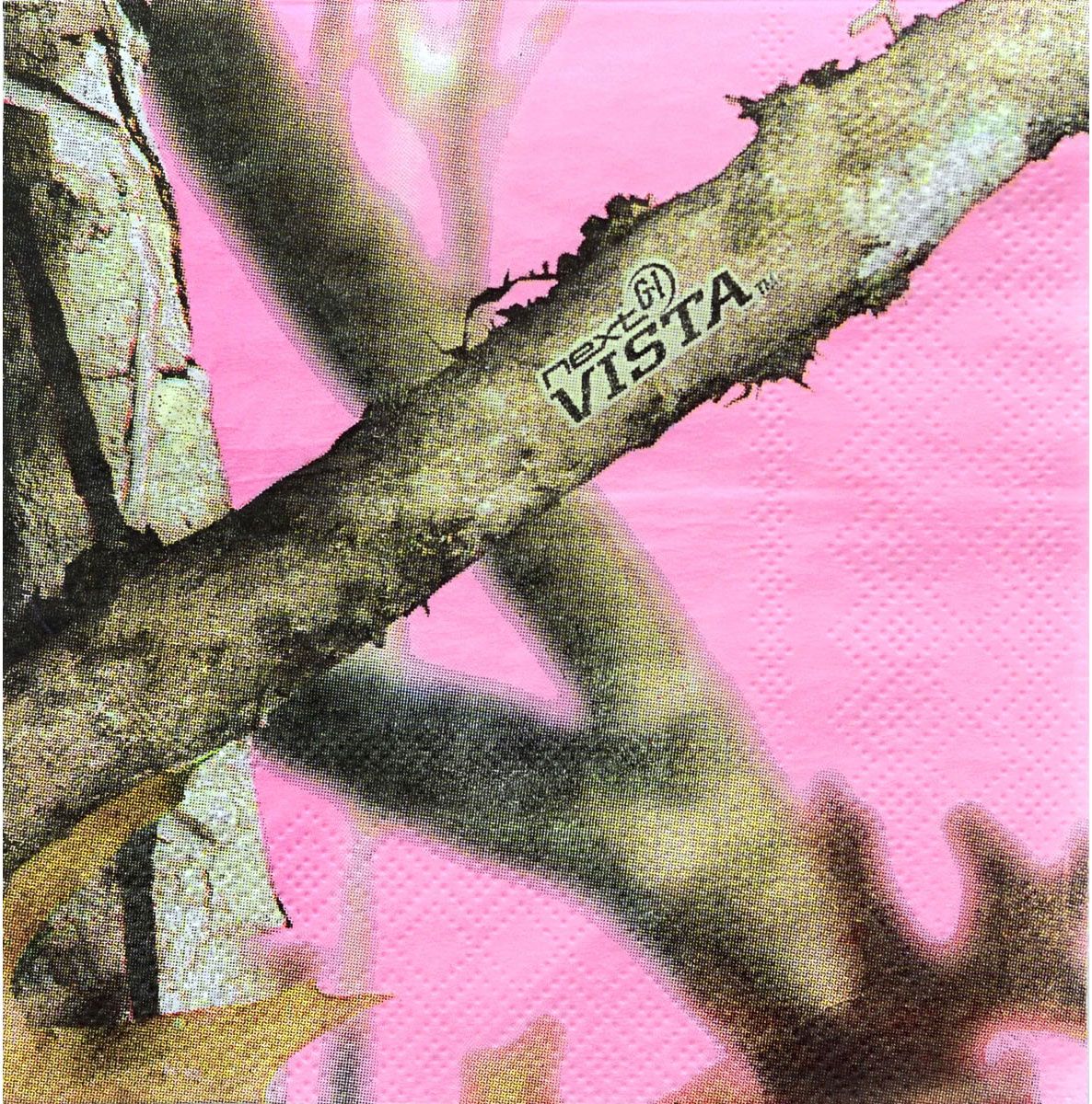 Next Camo Pink Beverage Napkins - 16 Count