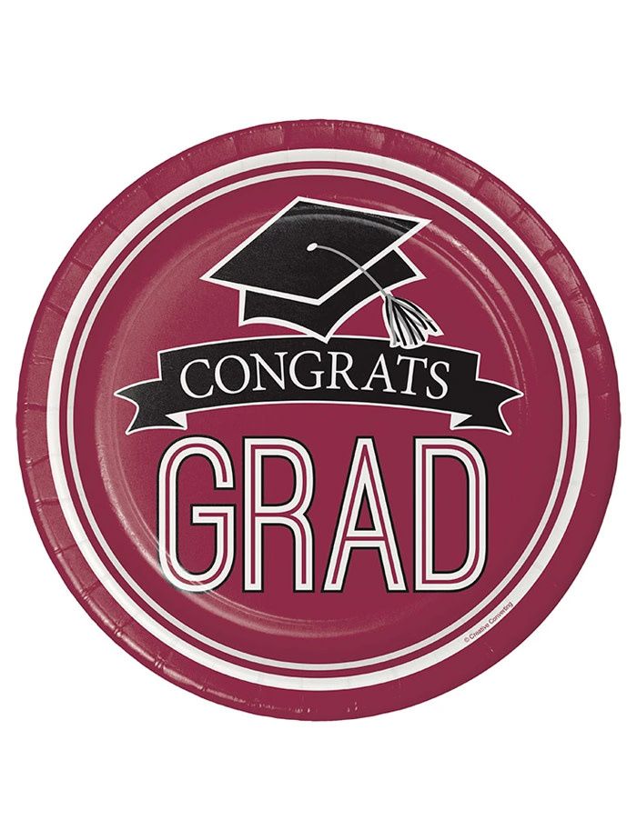 18CT 9in GRAD SPIRIT BURGUNDY