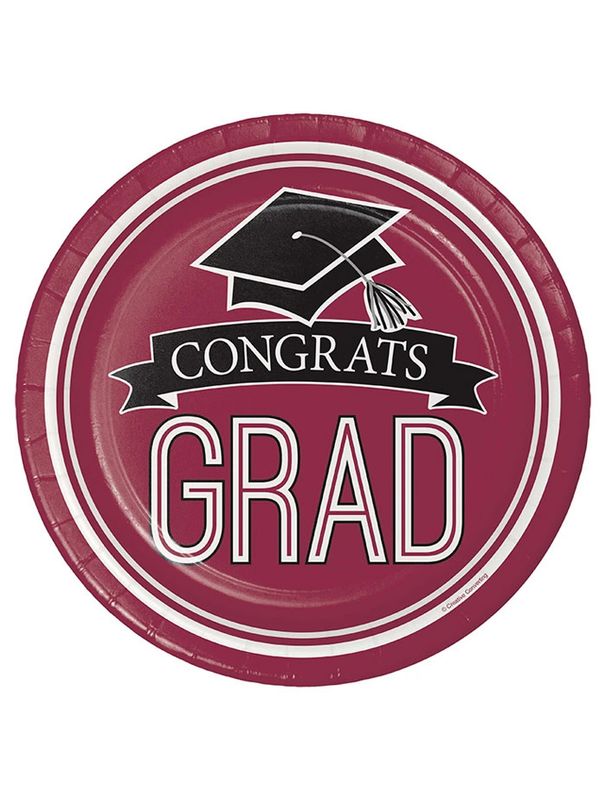 18CT 9in GRAD SPIRIT BURGUNDY