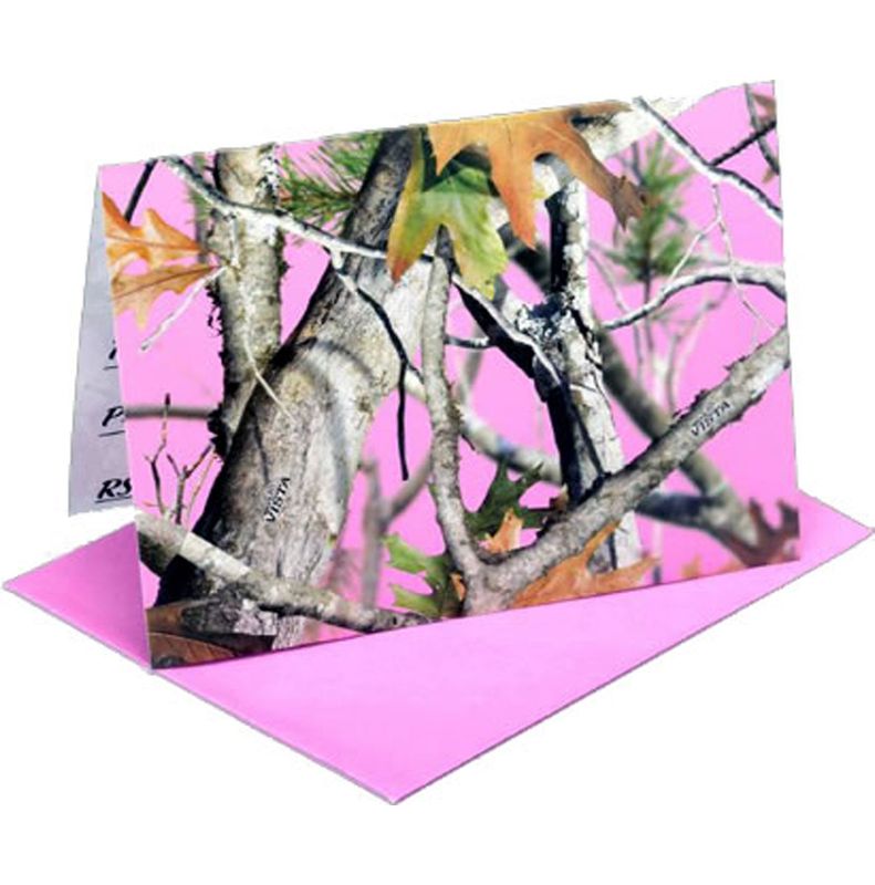 Next Camo Pink Invitations - 8 Count