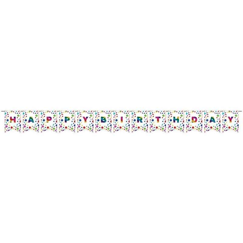 CUSTOM PENNANT RAINBOW FOIL