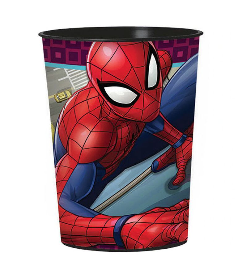 16oz CUP SPIDERMAN WEBBED