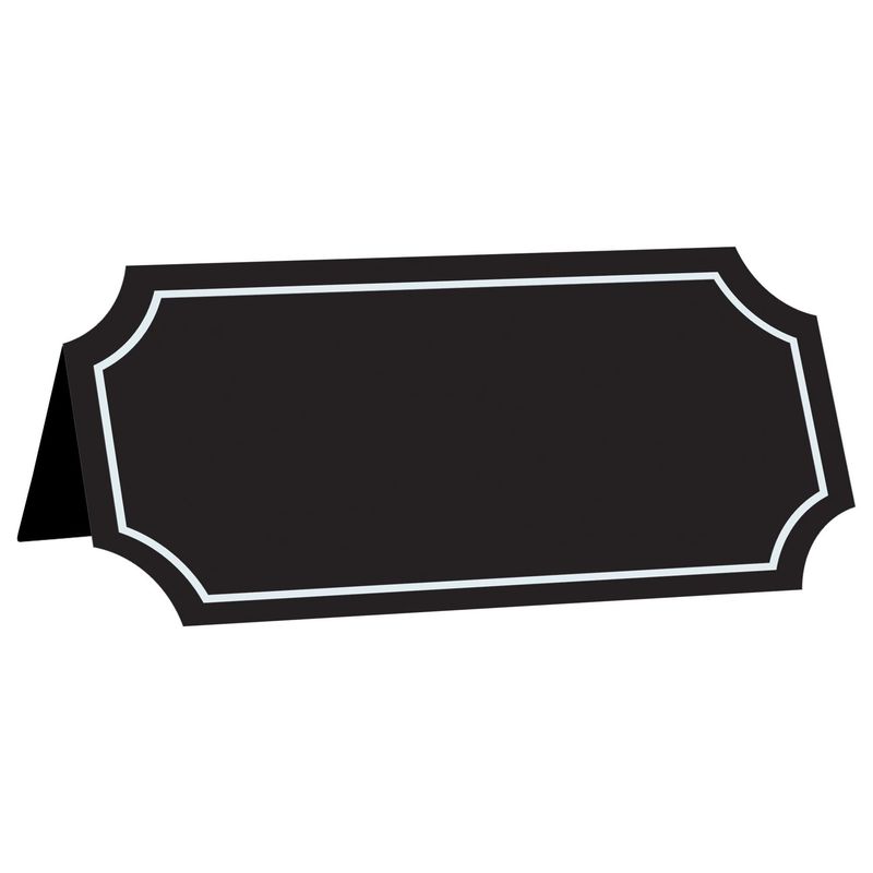 Chalkboard Paper Tent Card