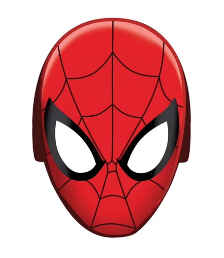 8CT MASKS SPIDERMAN WEBBED