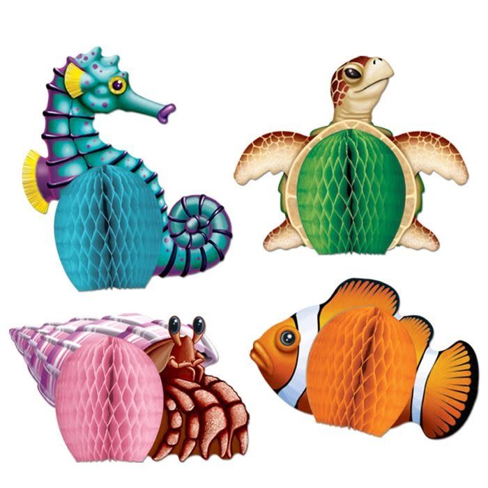 Sea Creatures Mini Centerpieces