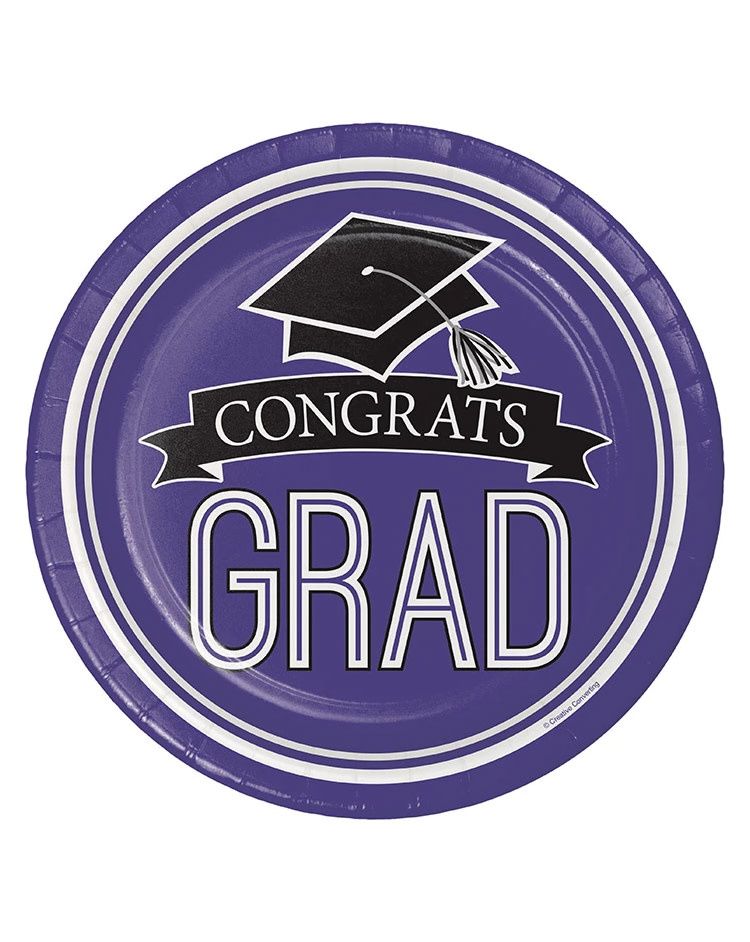 18CT 9in GRAD SPIRIT PURPLE