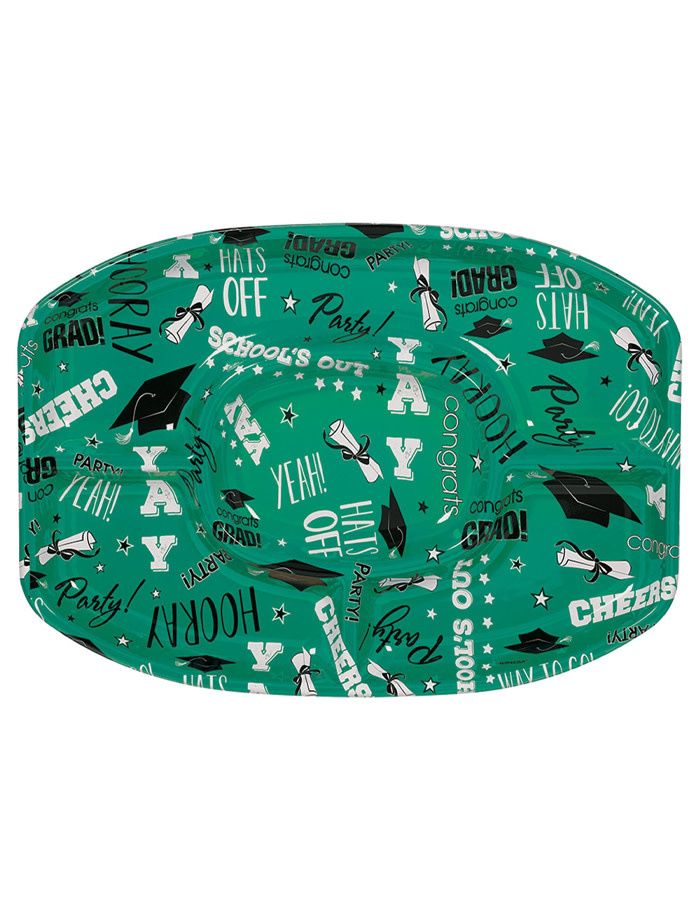 18IN PLATTER GRAD GREEN