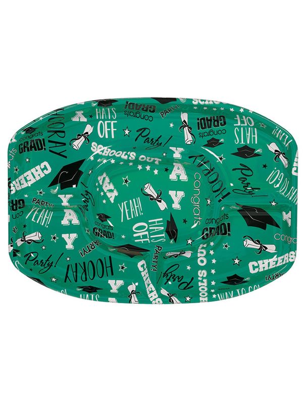 18IN PLATTER GRAD GREEN