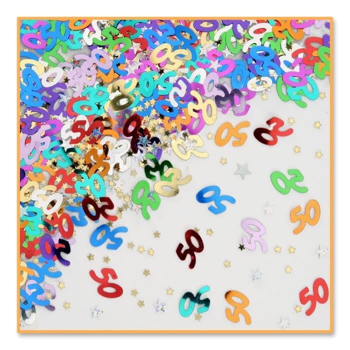 50 &amp; Stars Confetti