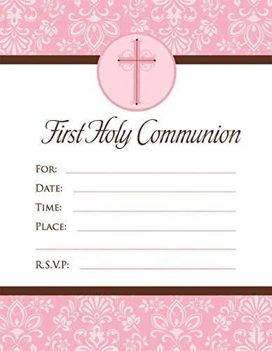 20CT INV 1ST COMMUNION PINK