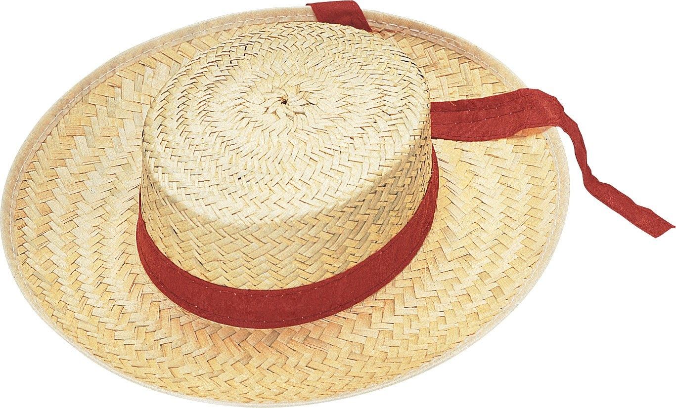 STRAW GONDOLIER HAT