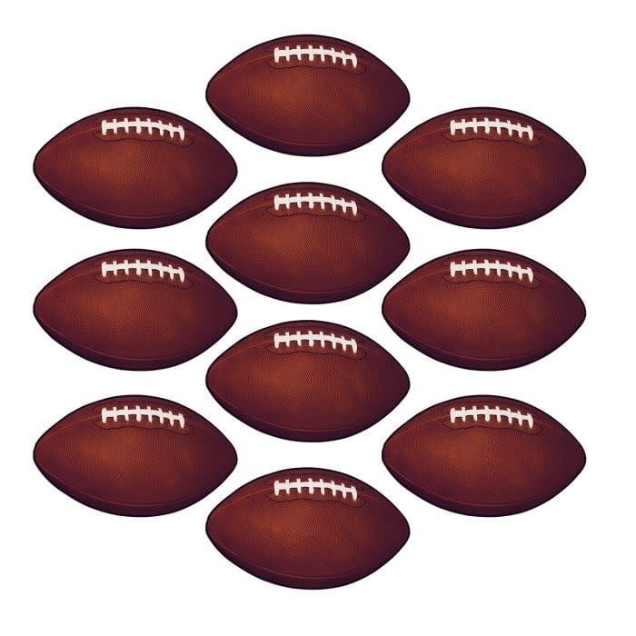 Mini Football Cutouts-10ct