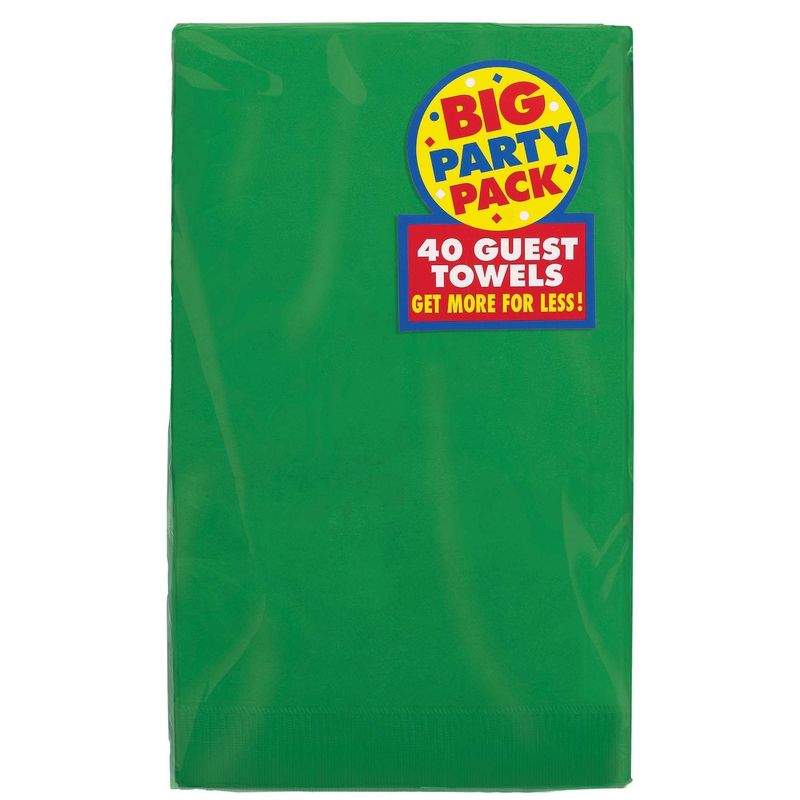 40CT GUEST TOWEL GREEN