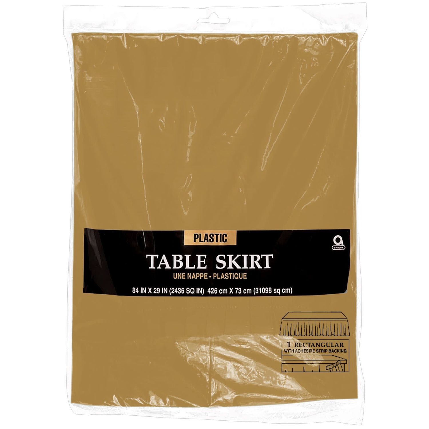 TABLESKIRT GOLD