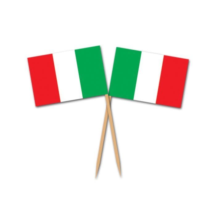 Italian Flag Picks-50ct