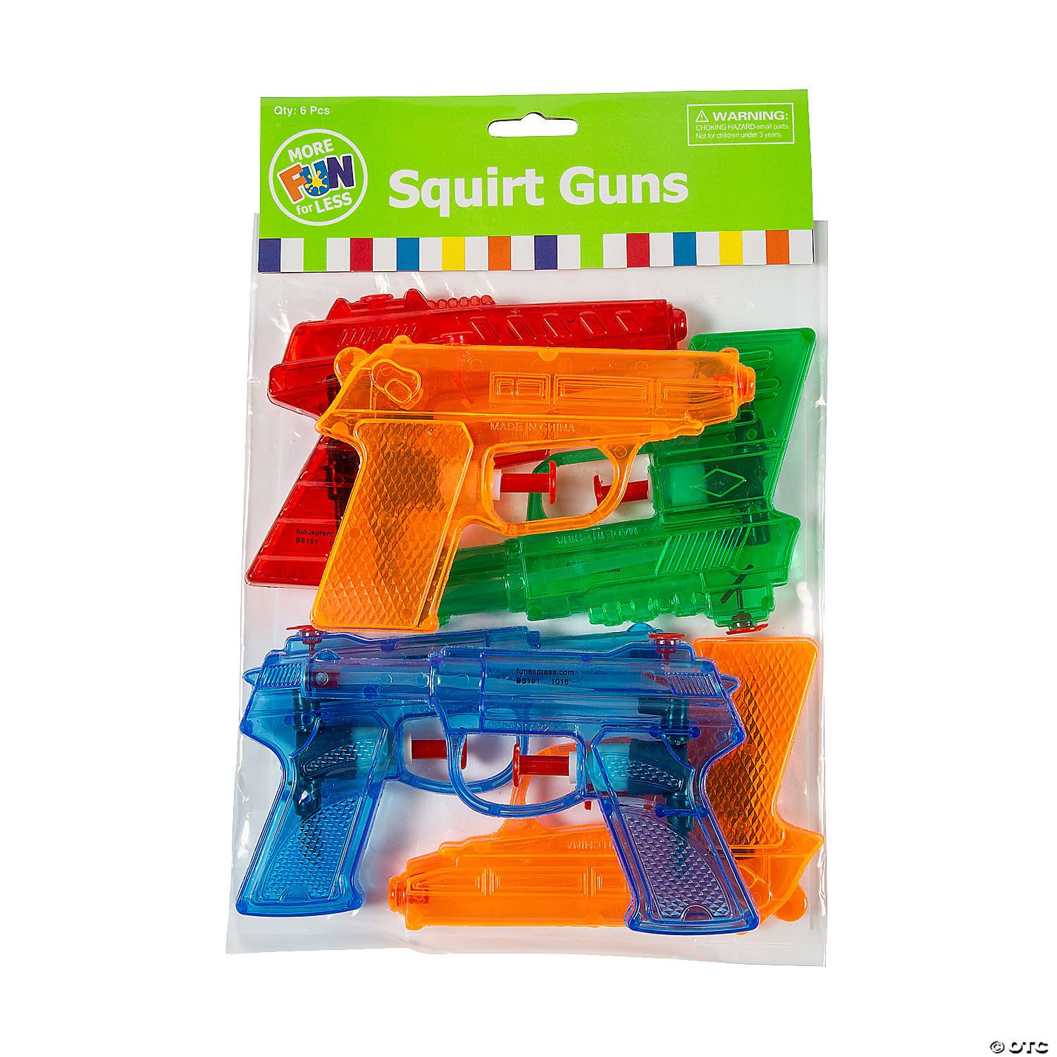6CT SQUIRT GUNS