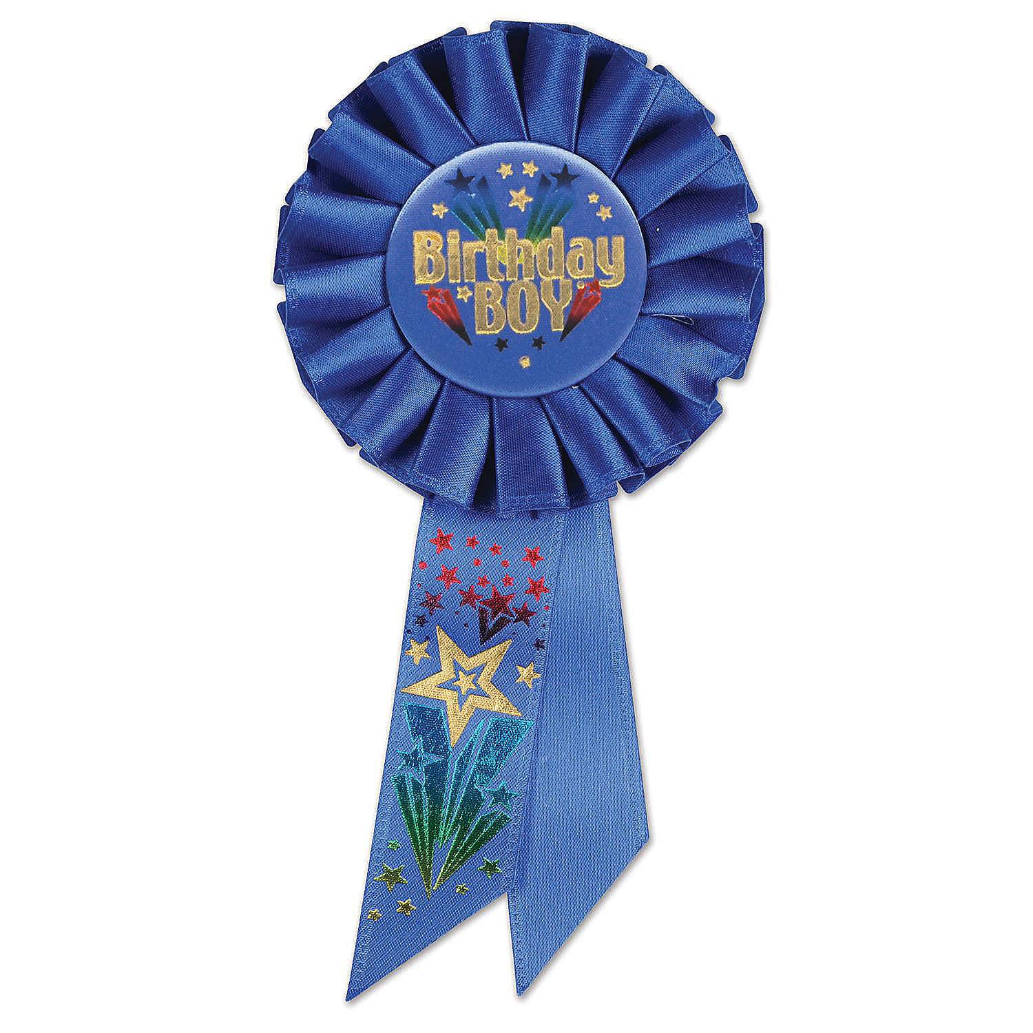 ROSETTE BIRTHDAY BOY