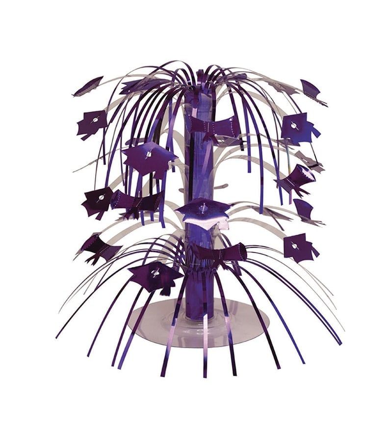 MINI CENTERPIECE GRAD PURPLE