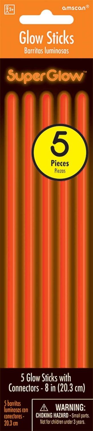 5CT GLOW BRACELETS ORANGE