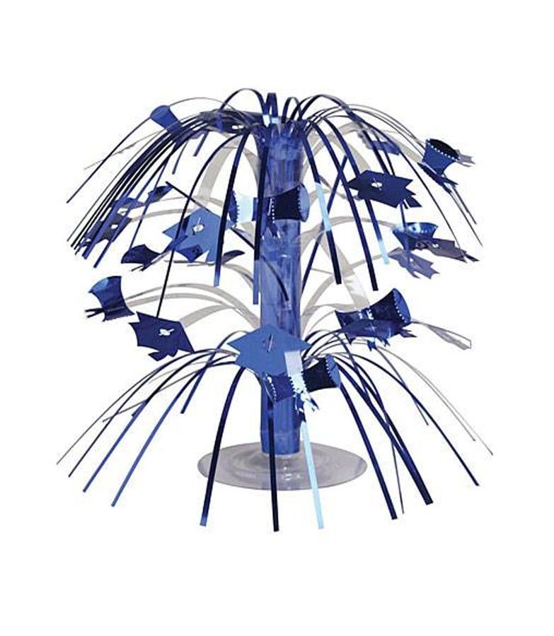 MINI CENTERPIECE GRAD BLUE