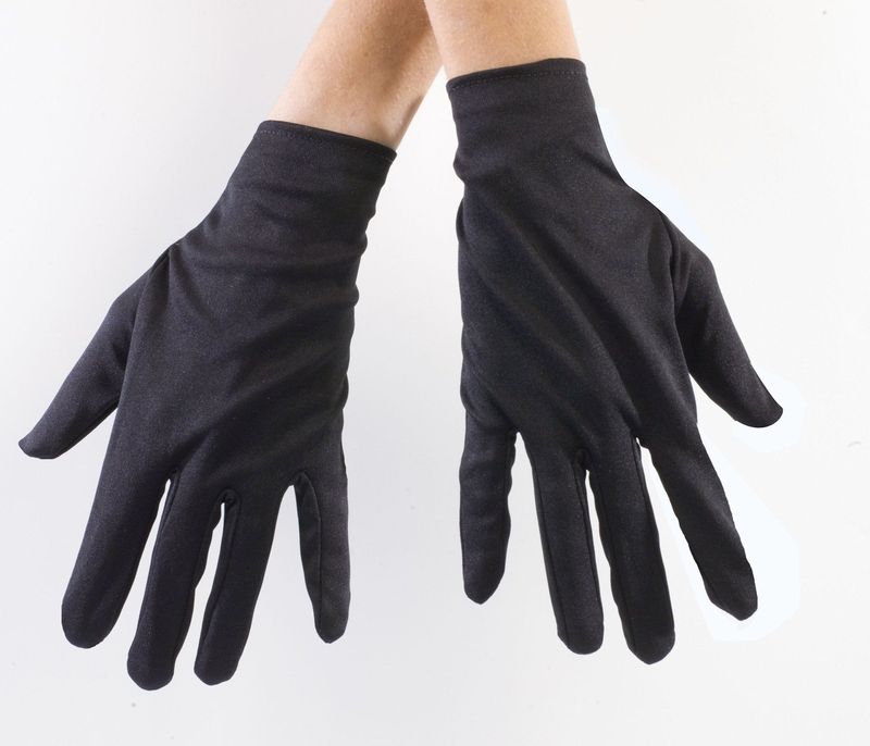 COSTUME GLOVES BLACK