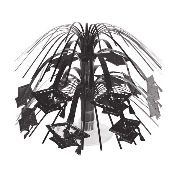 MINI CENTERPIECE GRAD BLACK
