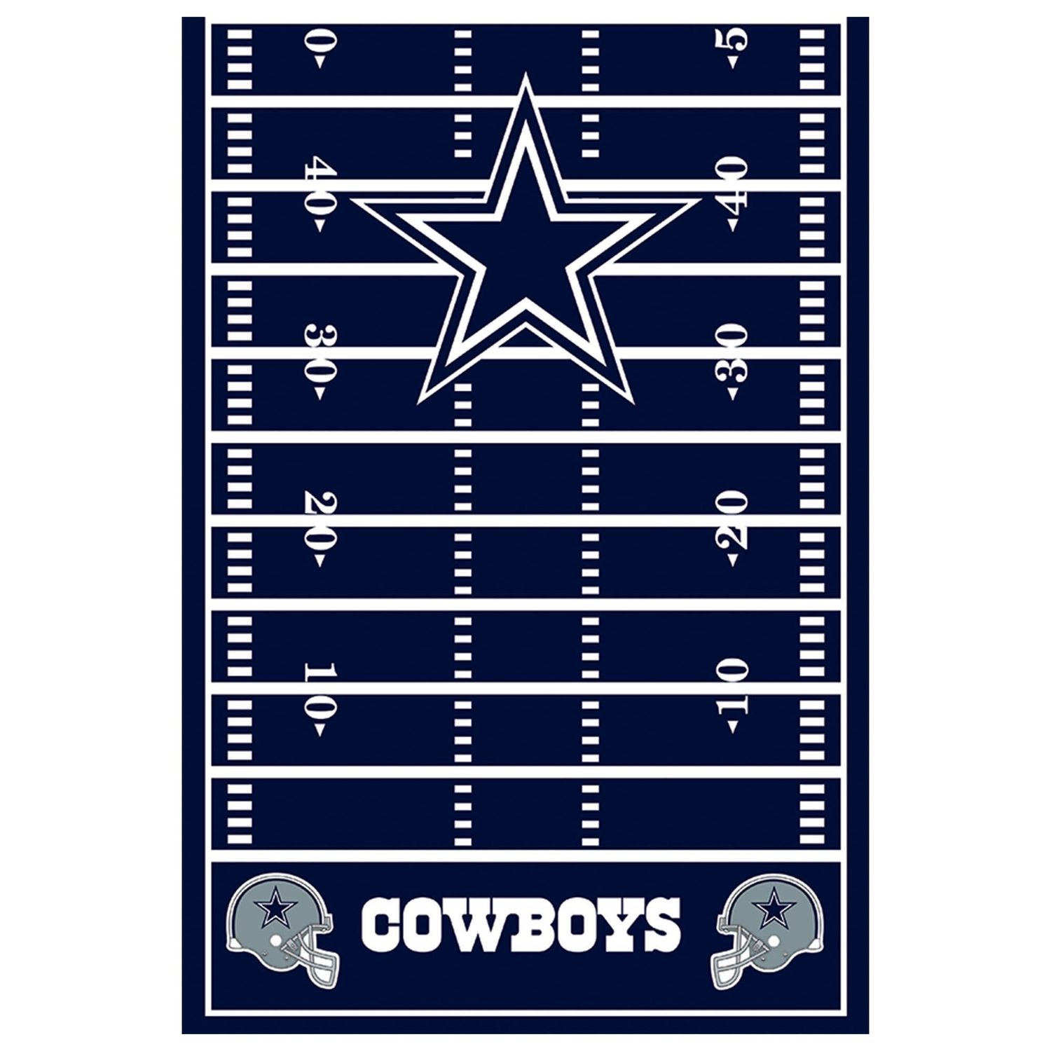 Dallas Cowboys Plastic Table Cover