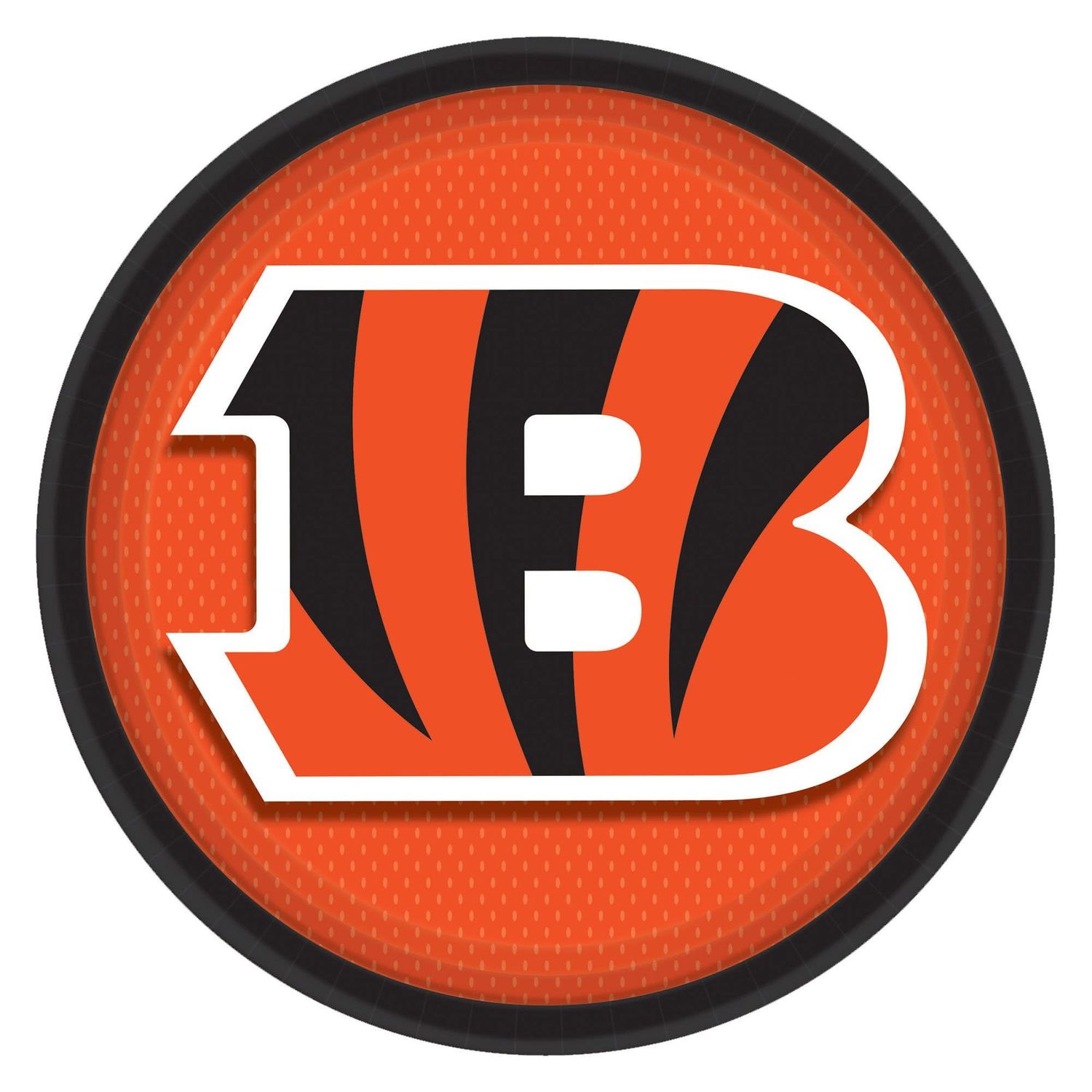 Cincinnati Bengals 9" Round Plates