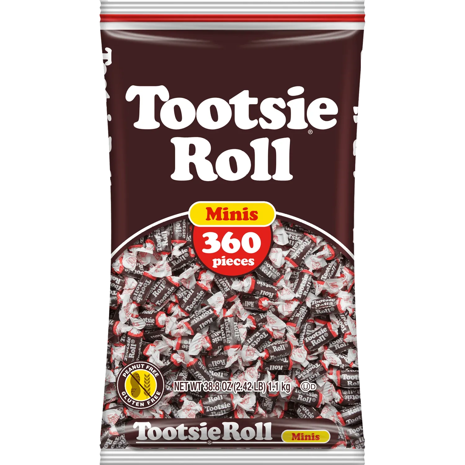 Tootsie Roll Chocolate Minis - 360ct bag