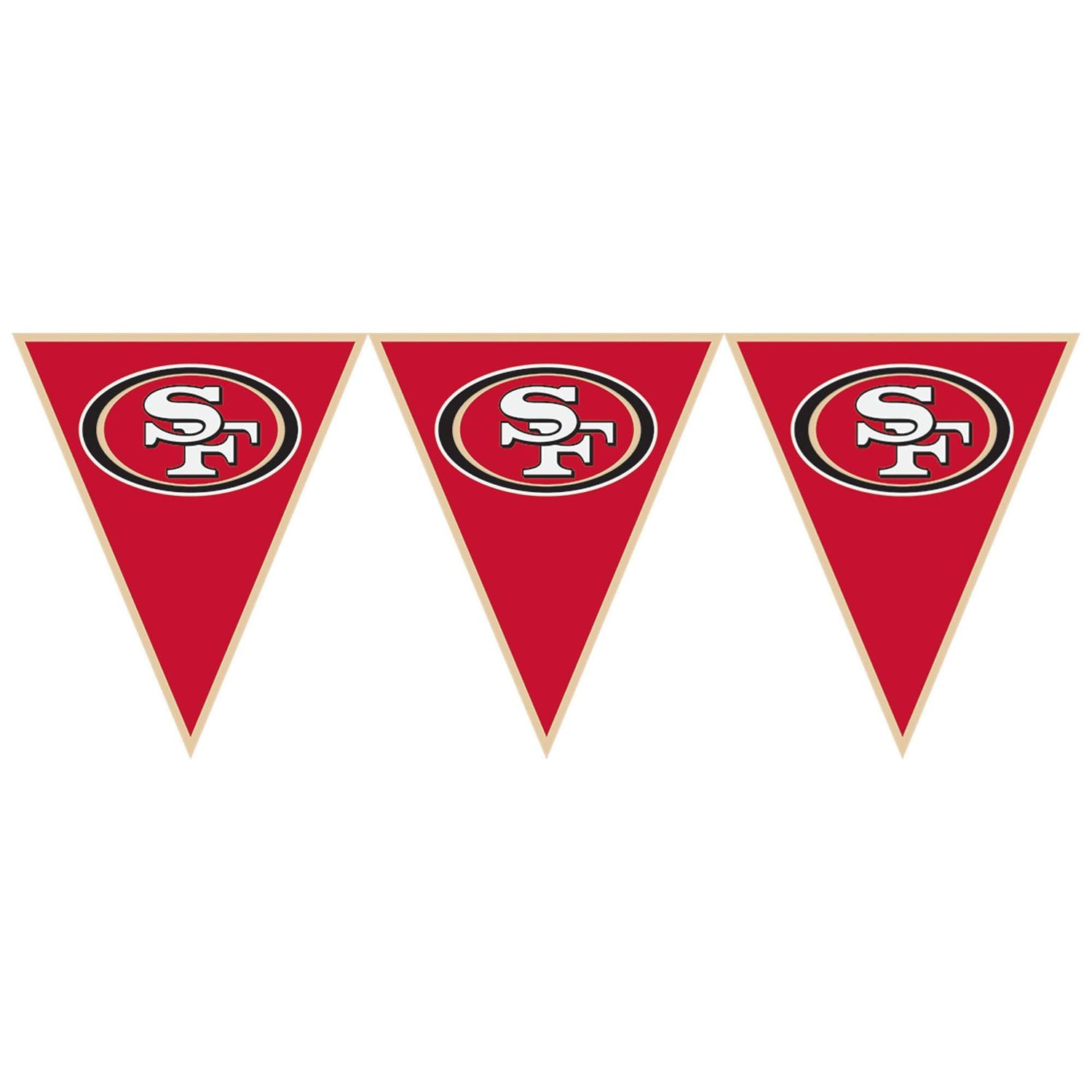 San Francisco 49ers Pennant Banner