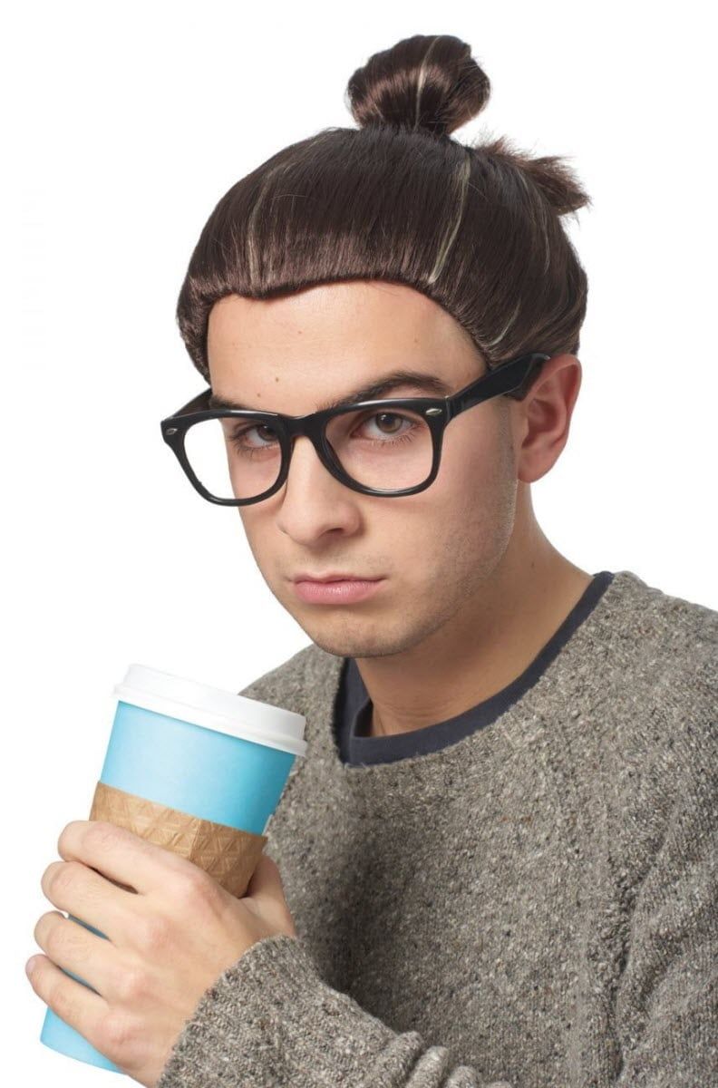 MAN BUN WIG