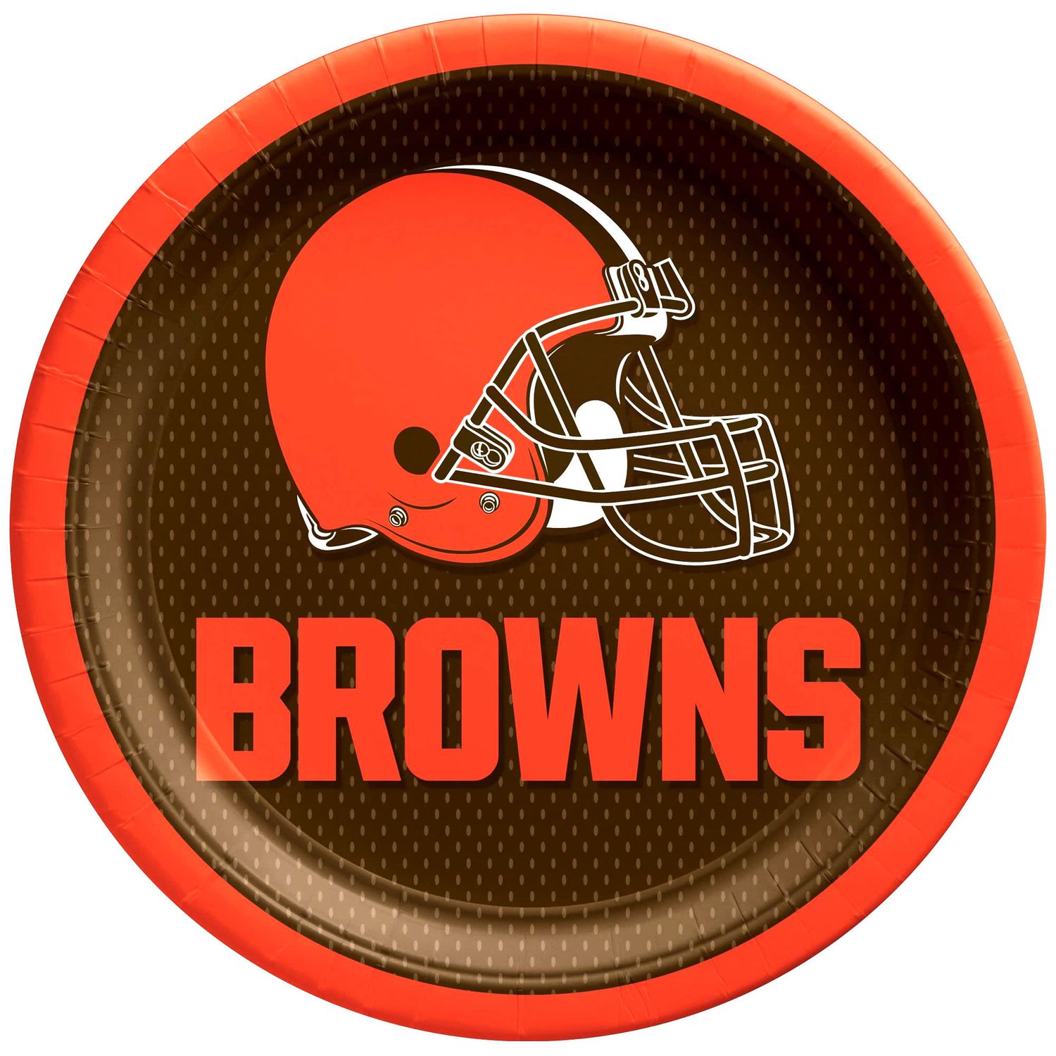 8CT 9in PLATE BROWNS