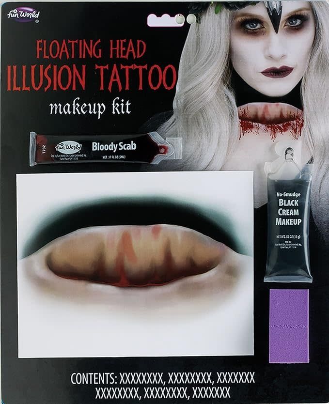 ILLUSION TATTOO FLOATING HEAD