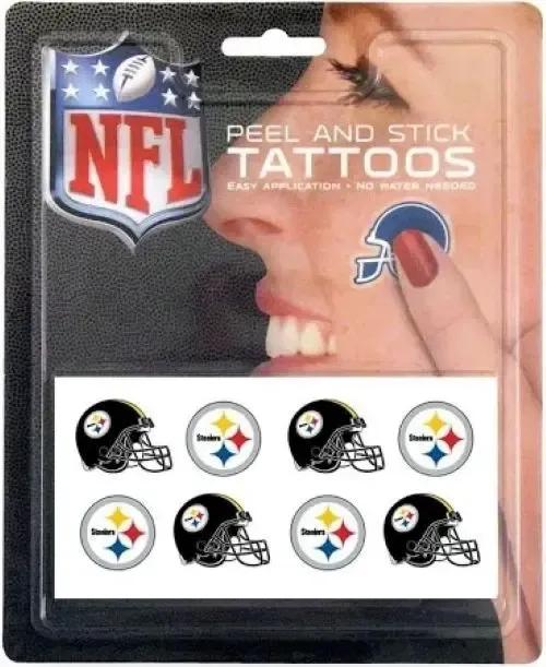 8PC TATTOO STEELERS