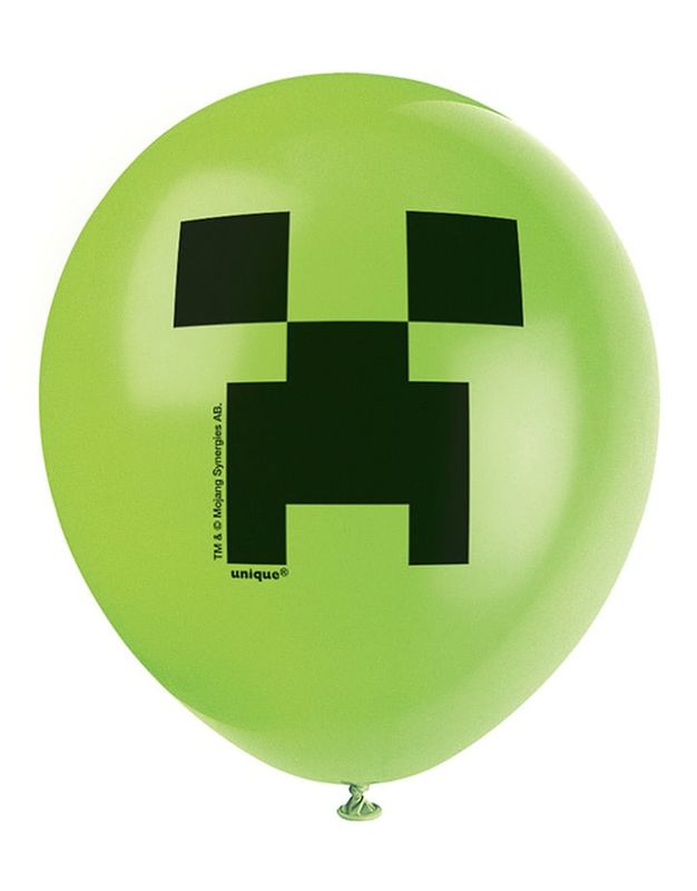8CT BALLOONS MINECRAFT