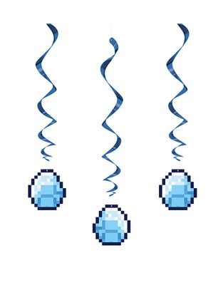 3CT HANGING SWIRL MINECRAFT