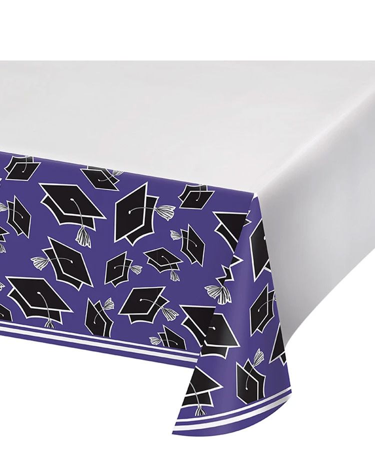 TABLECOVER GRAD SPIRIT PURPLE