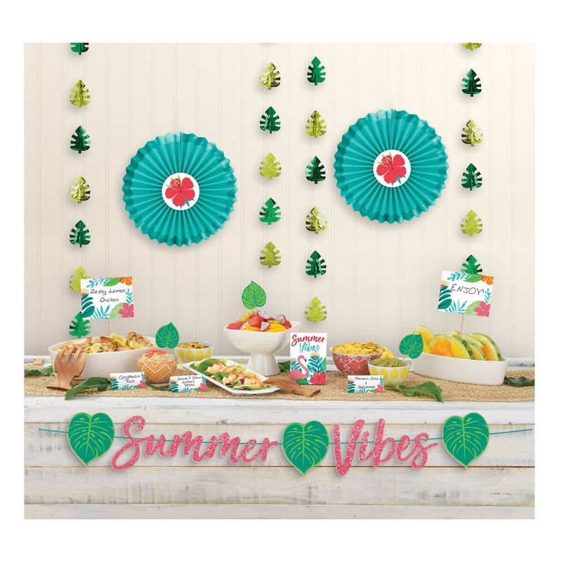 BUFFET DECOR KIT TROPICAL JUNGLE