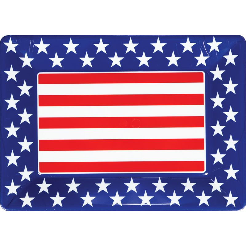 14IN TRAY STARS AND STRIPES