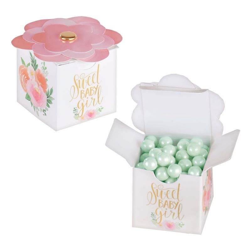 8CT FAVOR BOX FLORAL BABY